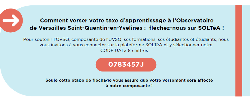 Comment verser La TA OVSQ
