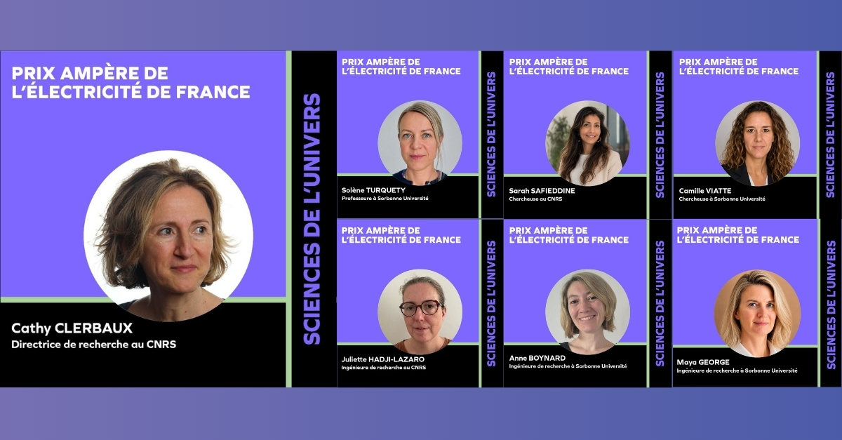 Lauréates Prix Ampère Académie des Sciences 2026