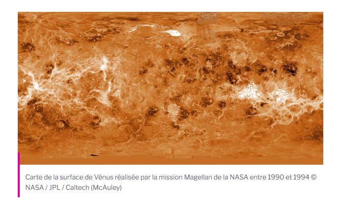 Surface de Venus